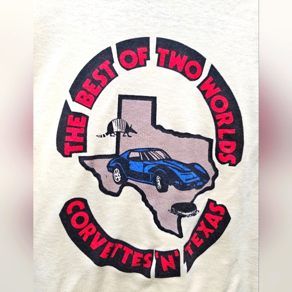 Vintage deadstock 82 Corvettes T shirt XL - Picture 5 of 10